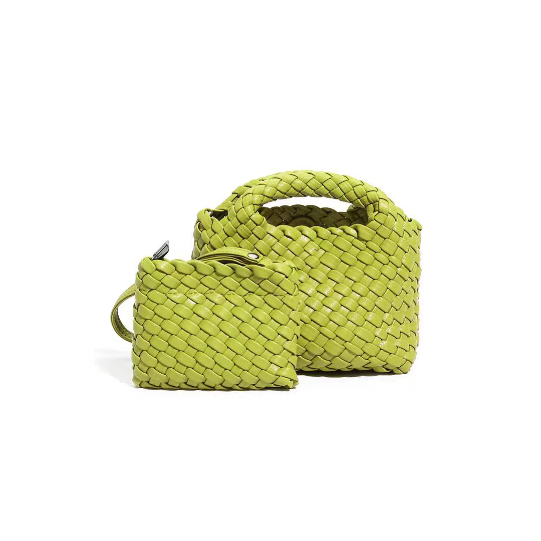 Blush Woven Duo Tote