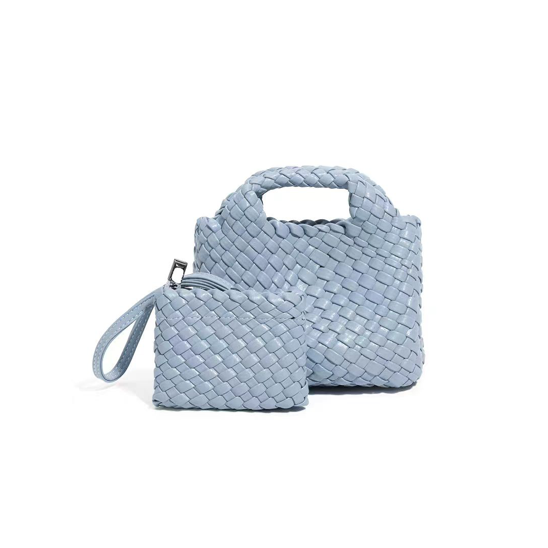 Blush Woven Duo Tote