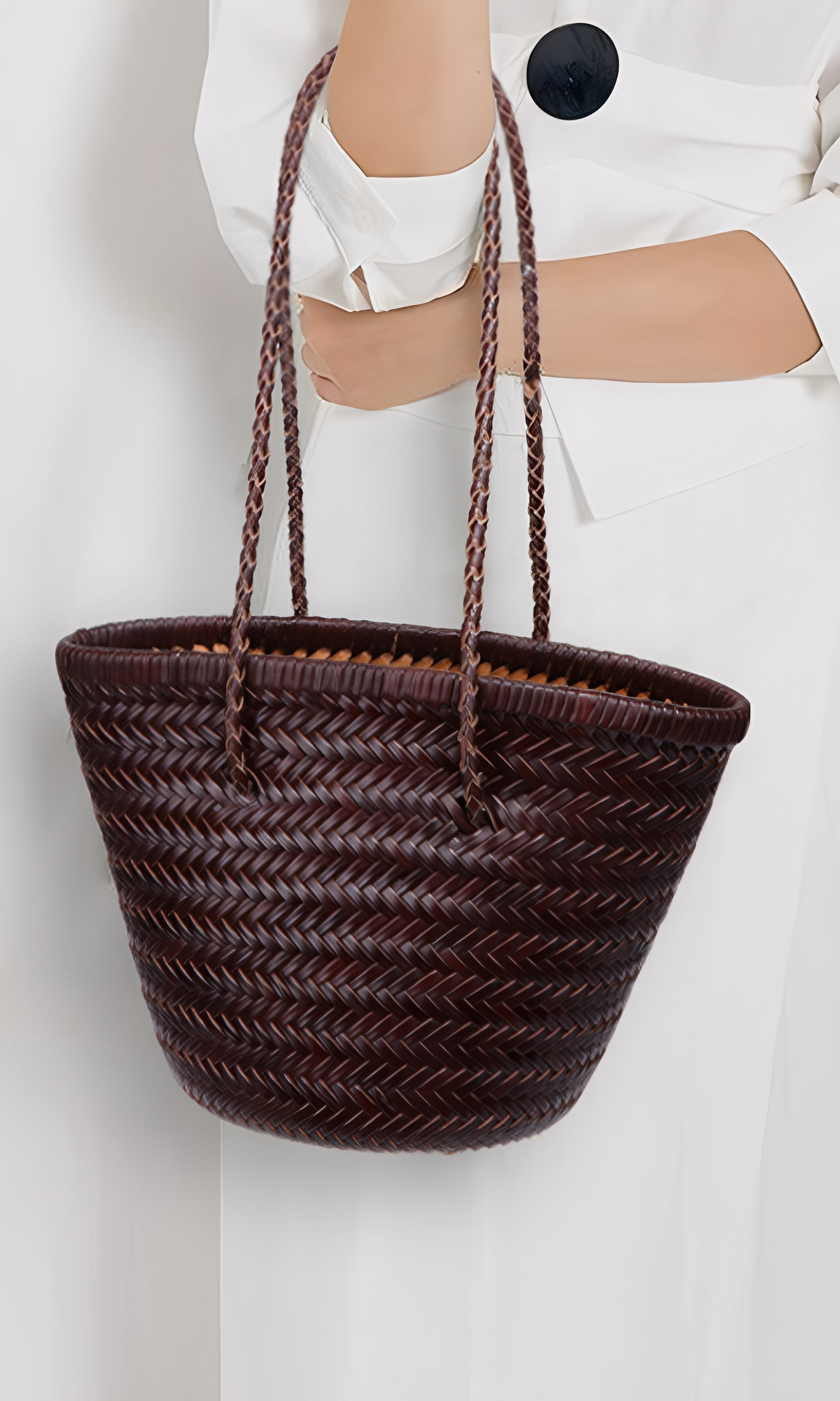 Genuine Leather-Marisol Weave