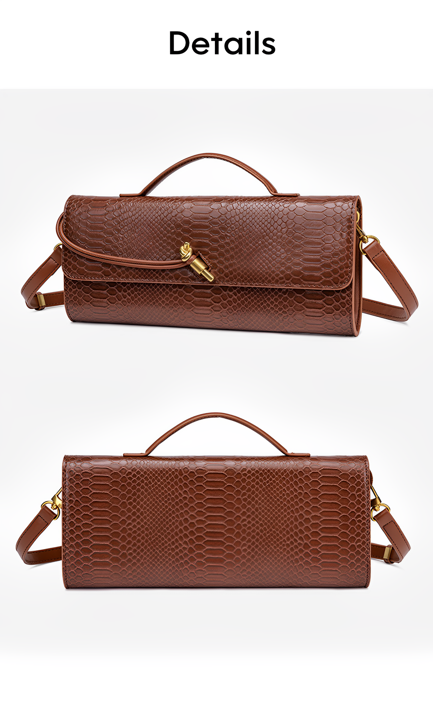 Élégance Python Clutch