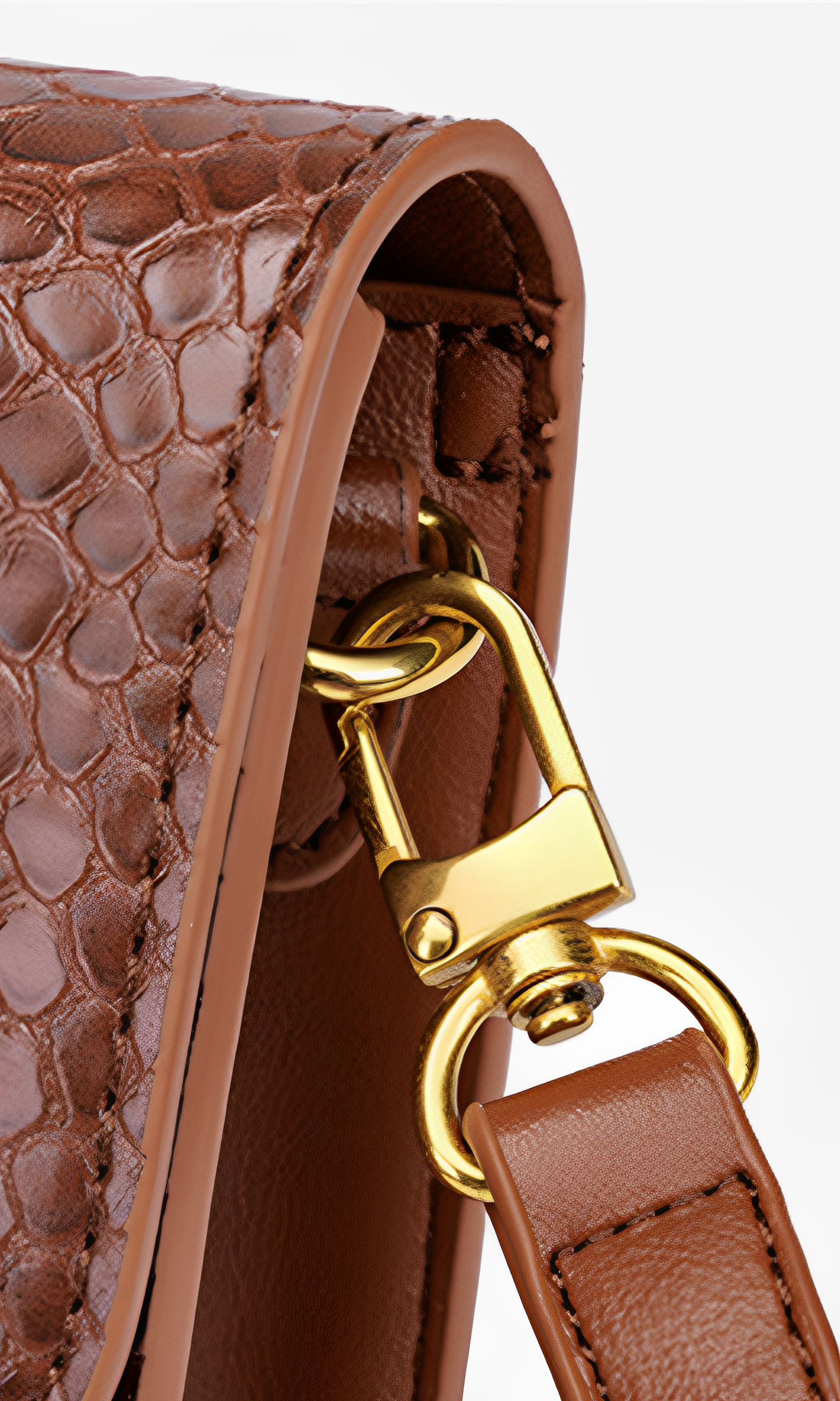 Élégance Python Clutch