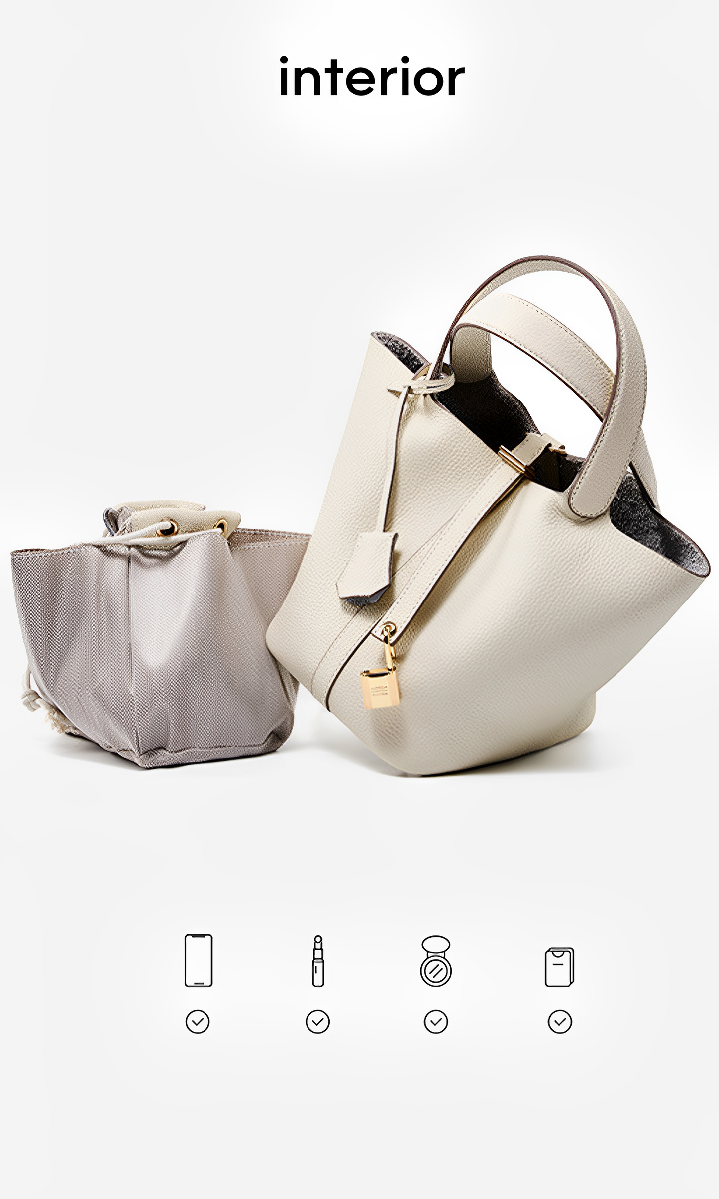 Azure Lock Tote
