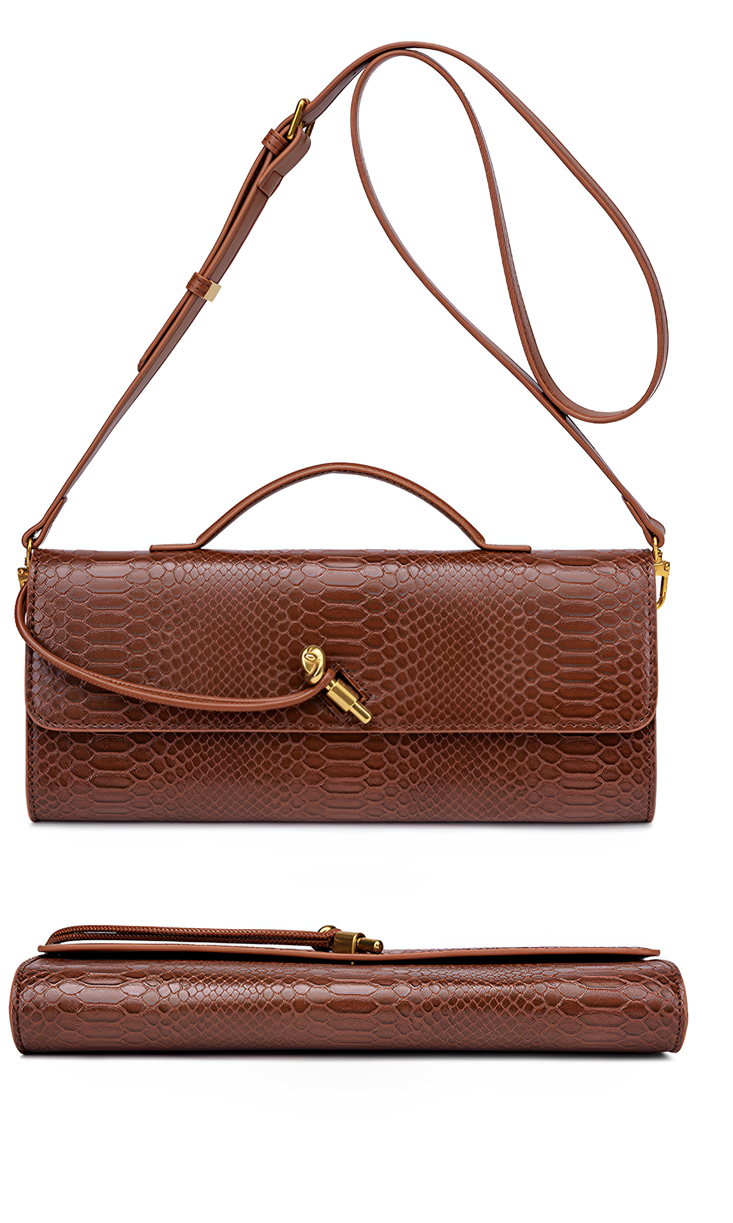 Élégance Python Clutch