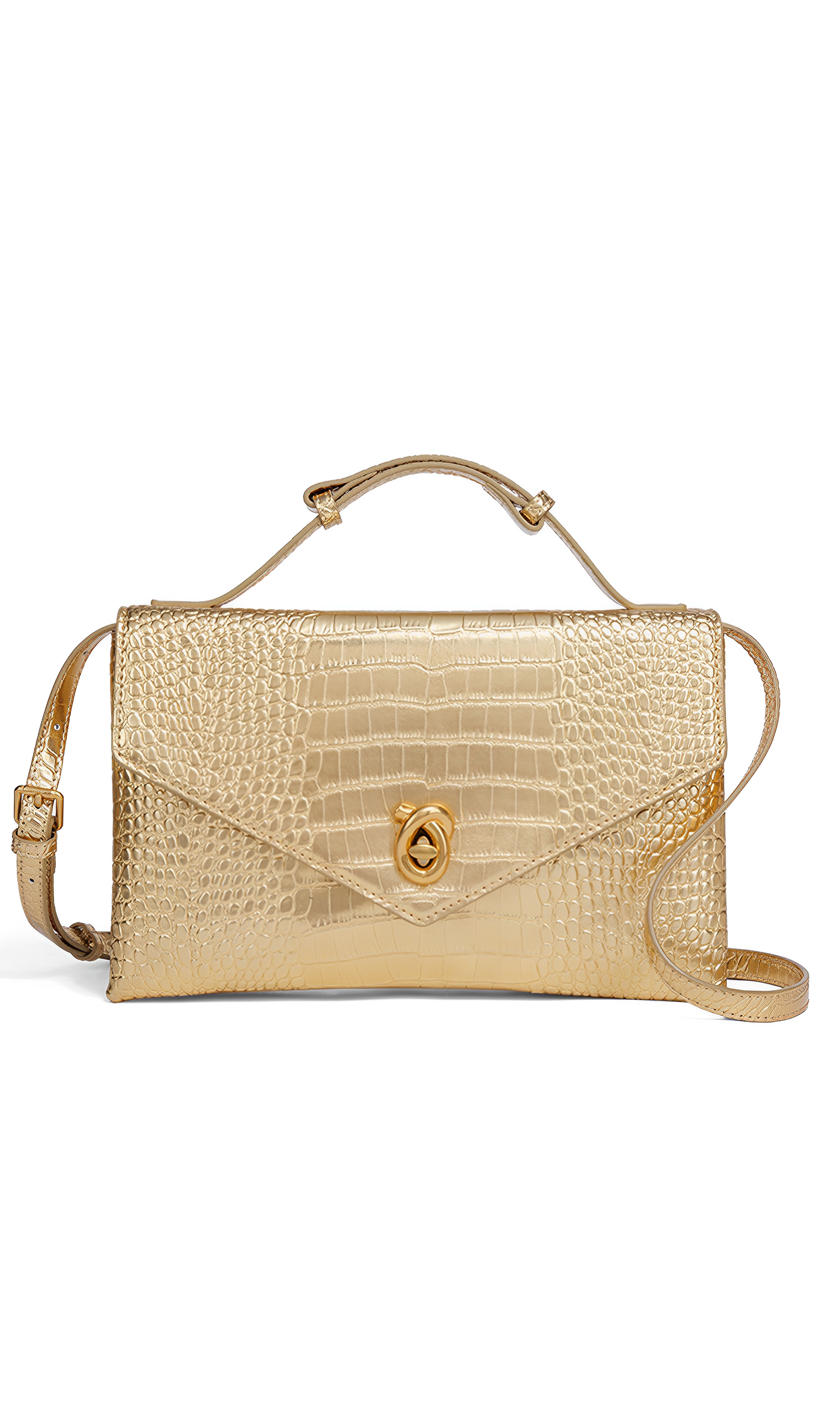 Croco-Grain Clutch