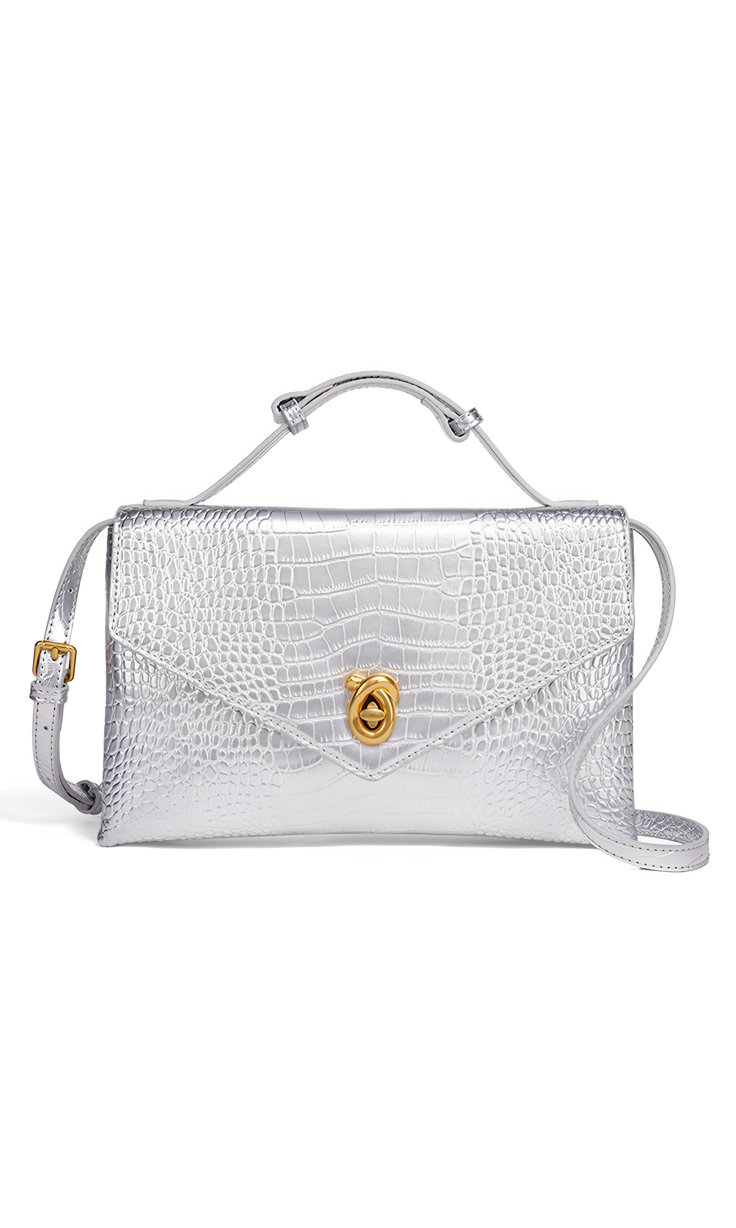 Croco-Grain Clutch