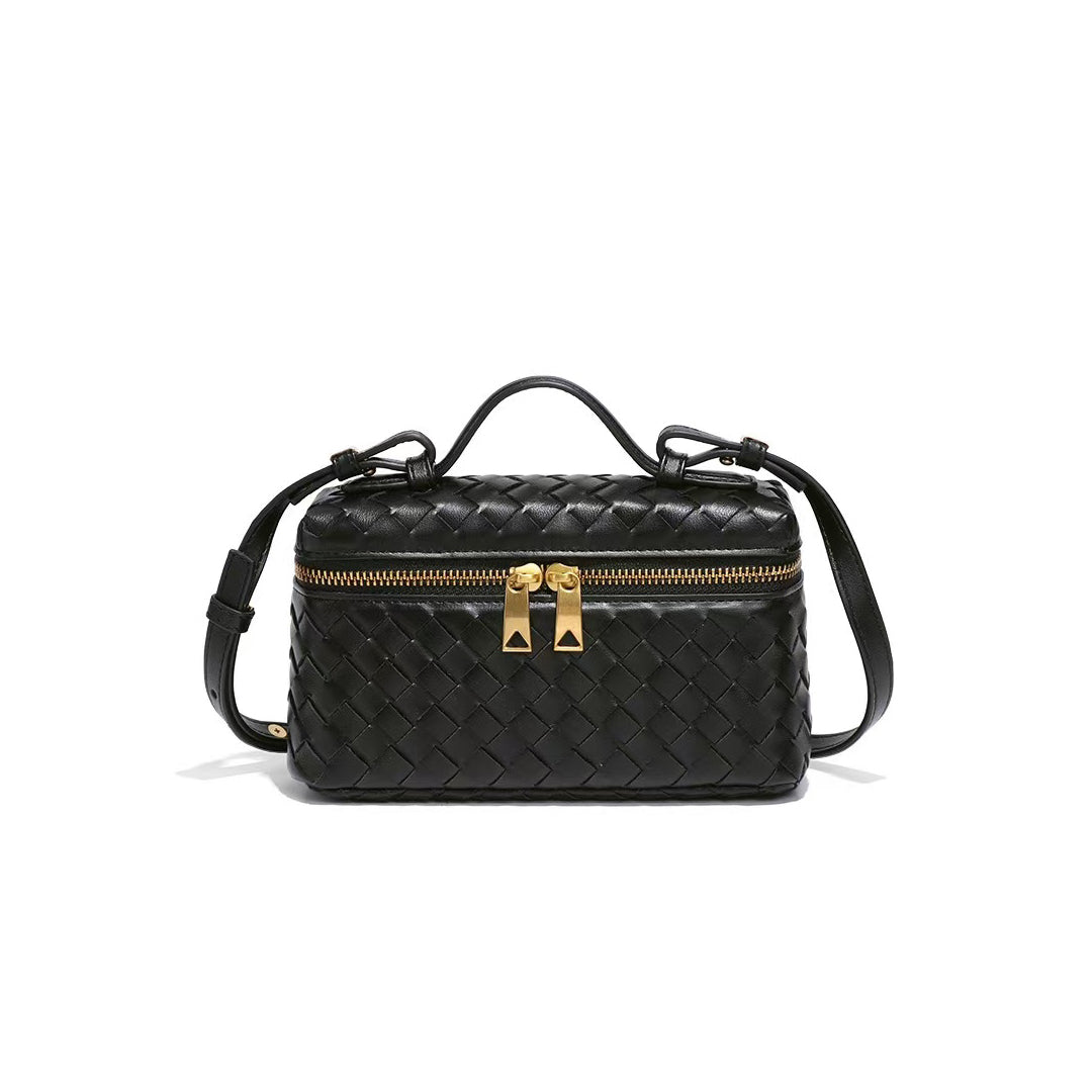 Luxe Box Crossbody Bag - Intrecciato