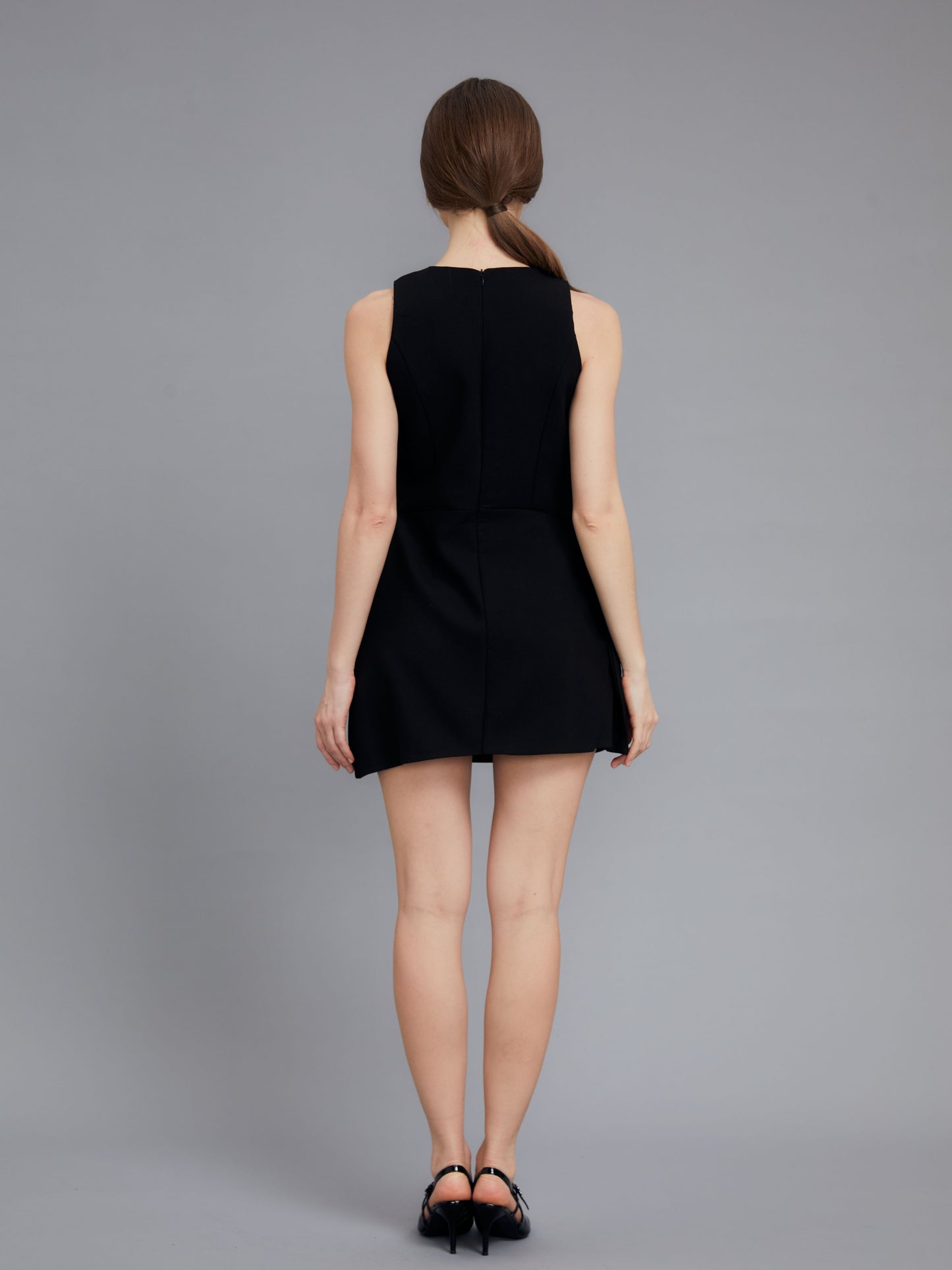 Design Ruffle Little Black Dress