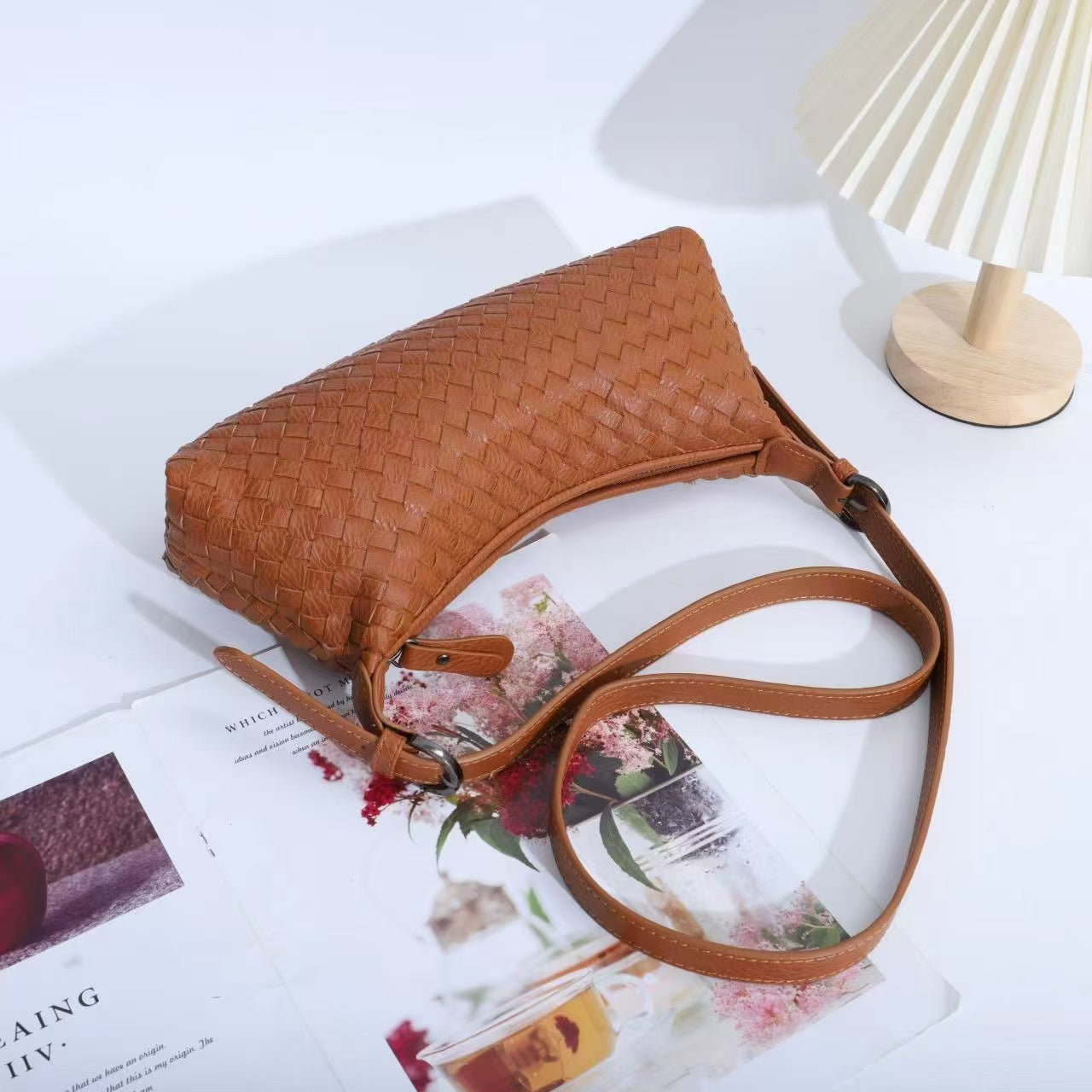 Luxe Woven Leather Bag