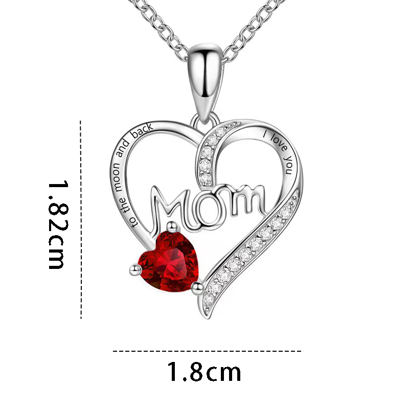 Mom Heart Pendant