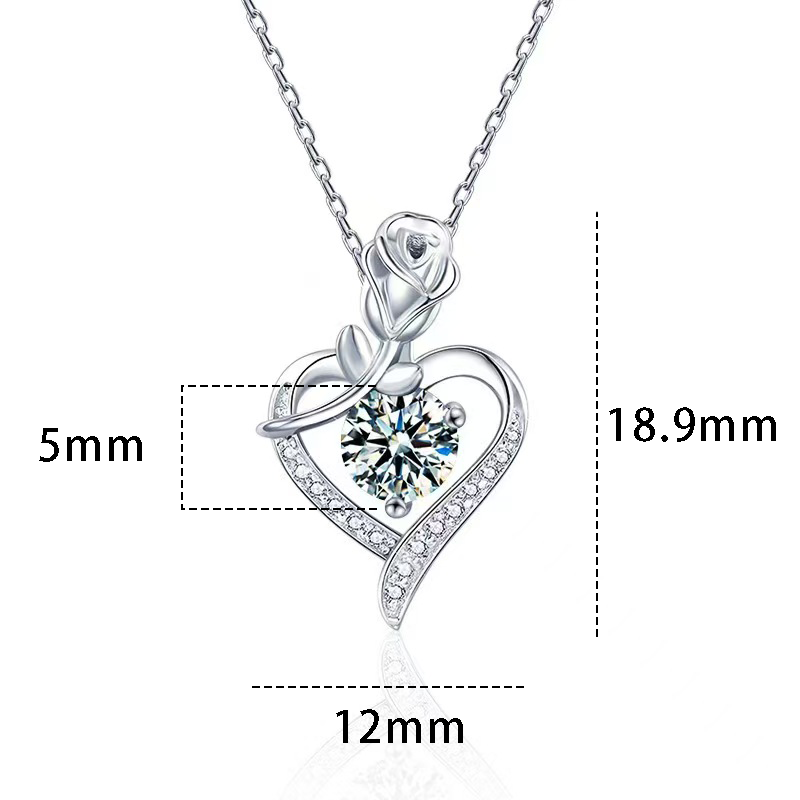 Crimson Heart's Embrace Necklace