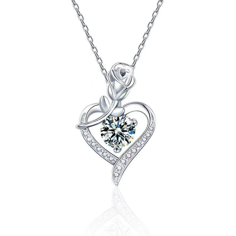 Crimson Heart's Embrace Necklace