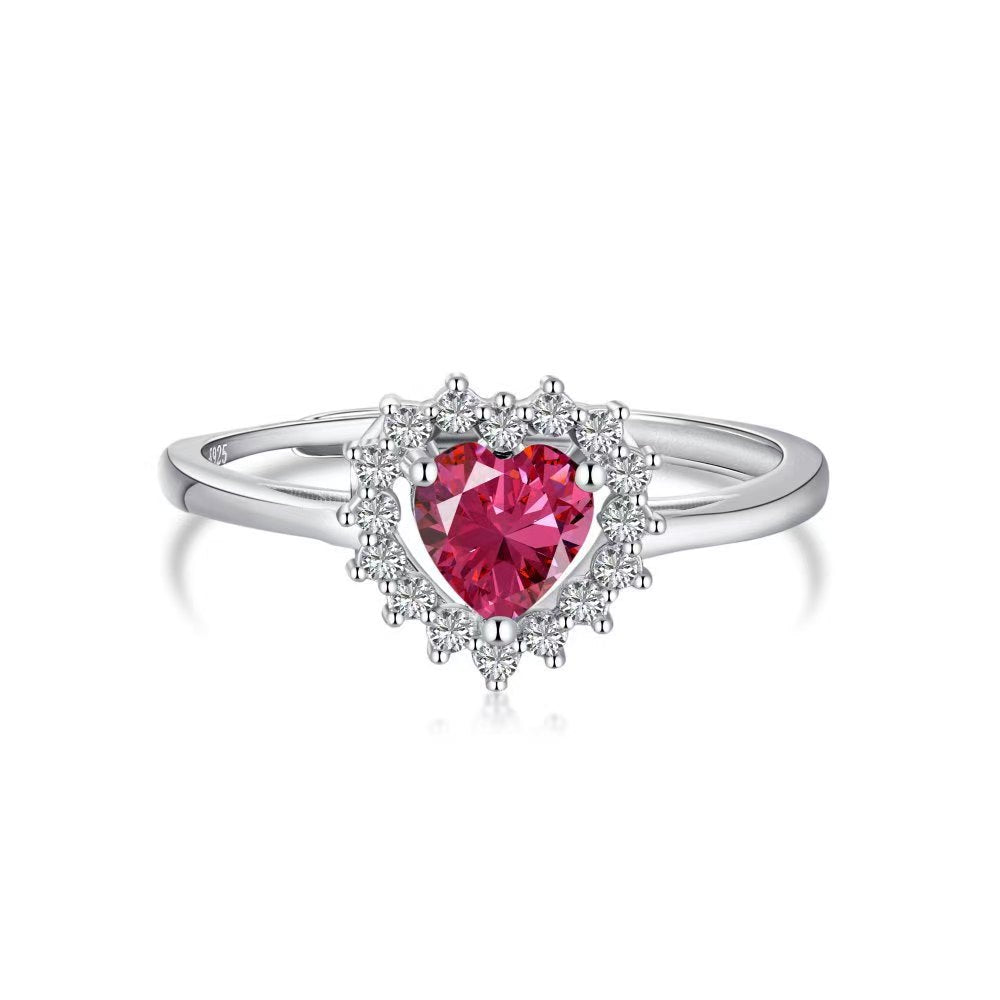 Heart's Halo Engagement Ring