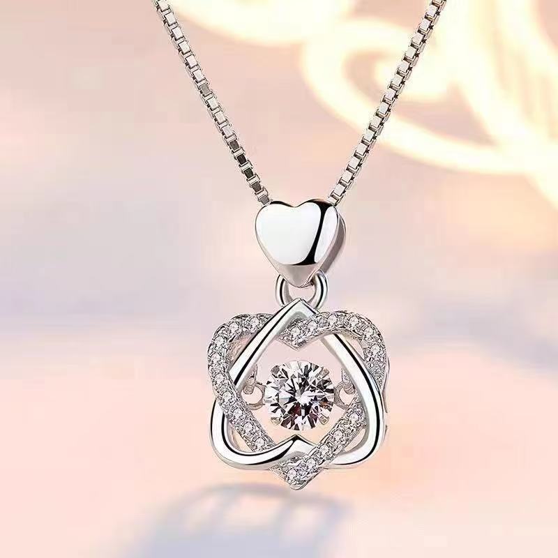 Enduring Hearts Entwined Necklace