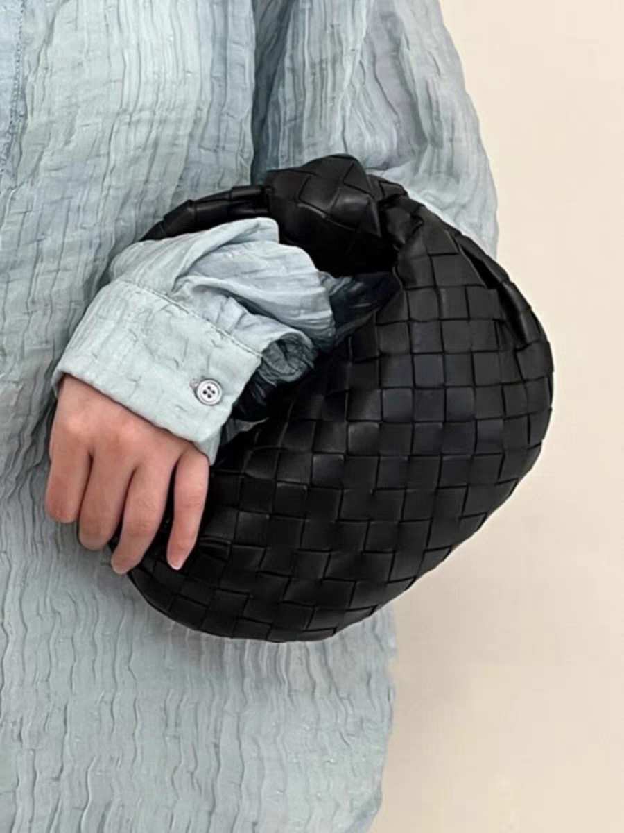 Elegance Leather Woven Bag