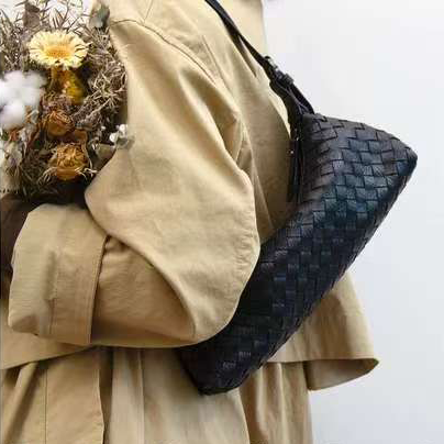 Luxe Woven Leather Bag