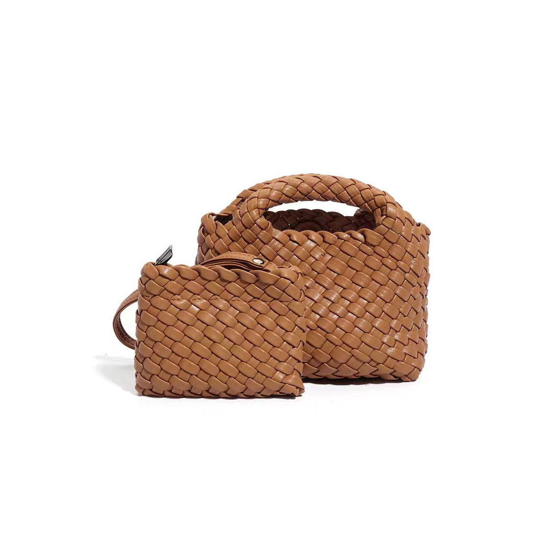 Blush Woven Duo Tote