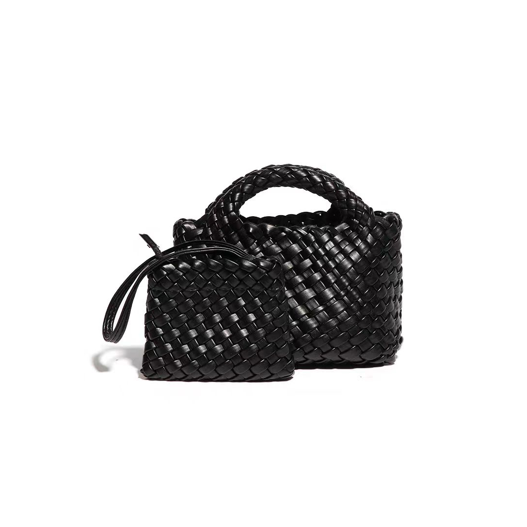 Blush Woven Duo Tote