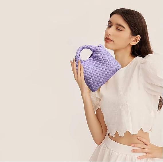 Blush Woven Duo Tote