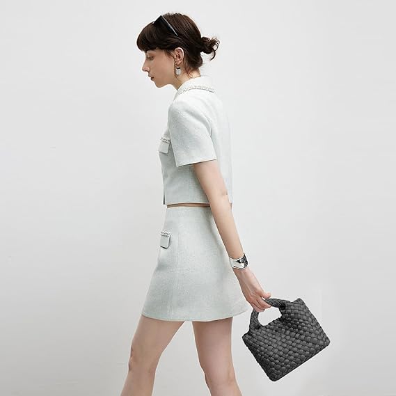Blush Woven Duo Tote