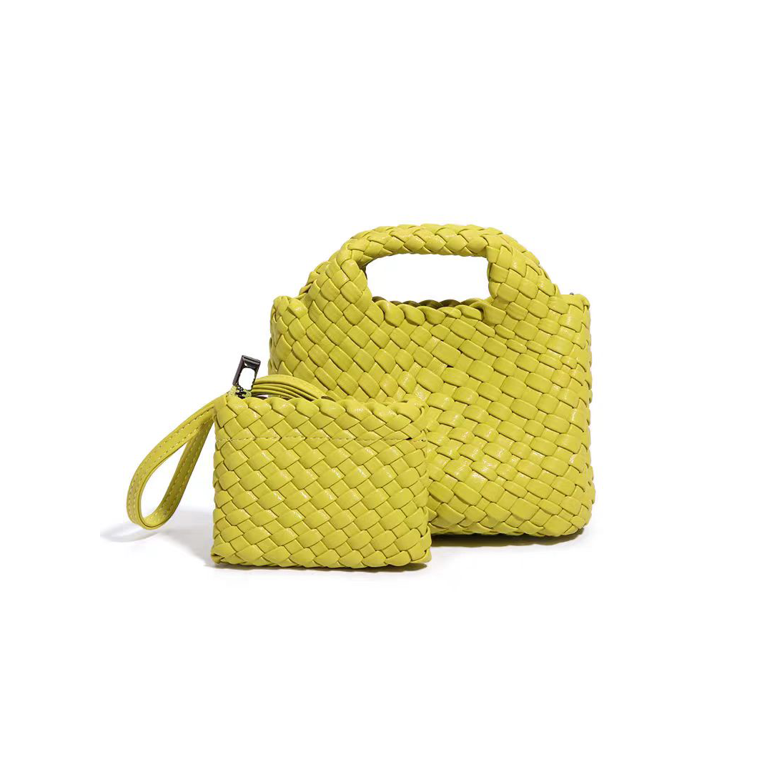 Blush Woven Duo Tote