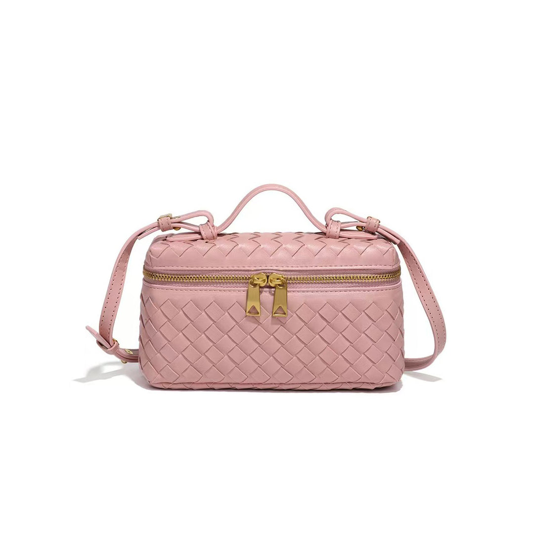 Luxe Box Crossbody Bag - Intrecciato