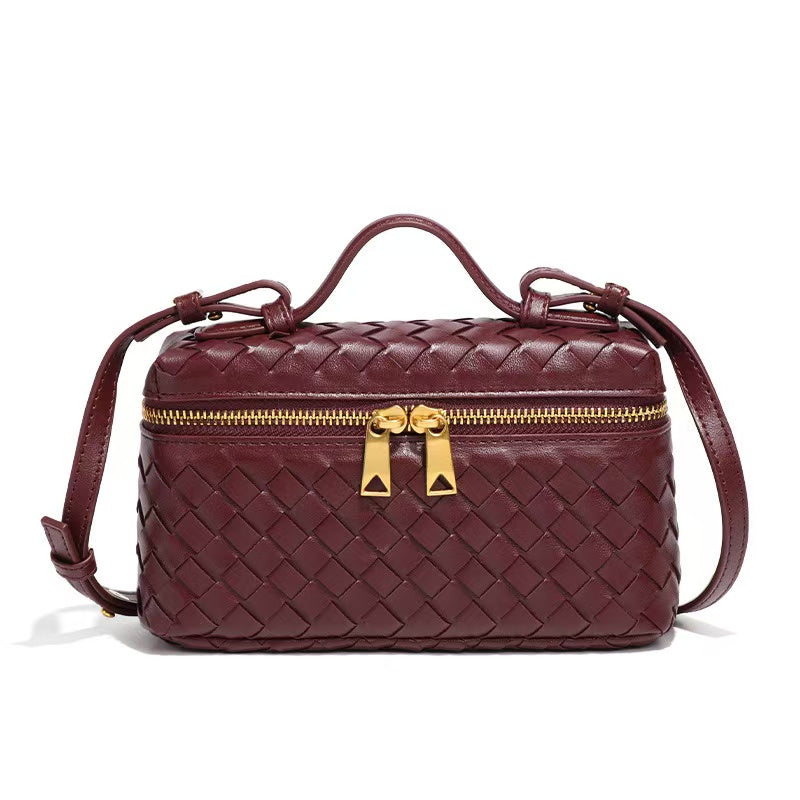 Luxe Box Crossbody Bag - Intrecciato