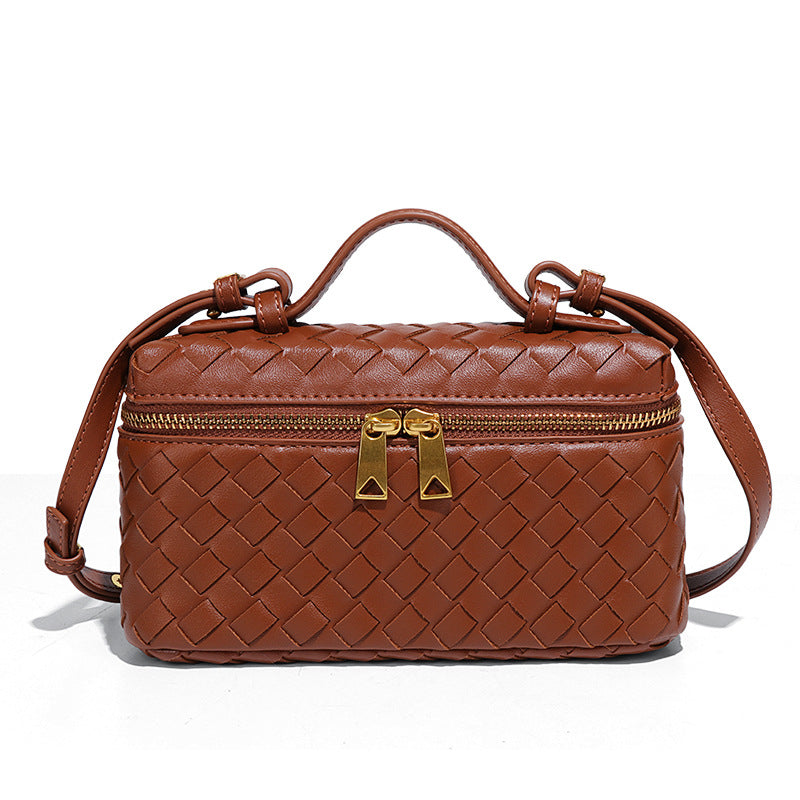 Luxe Box Crossbody Bag - Intrecciato