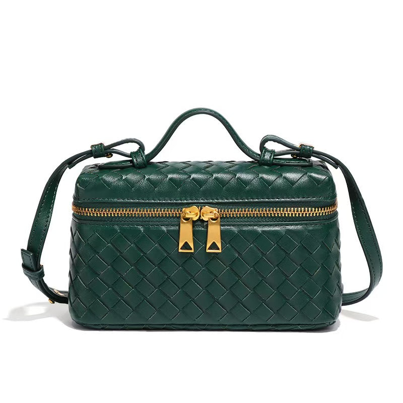 Luxe Box Crossbody Bag - Intrecciato