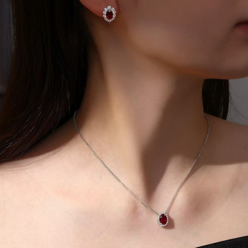 Ruby Elegance Necklace