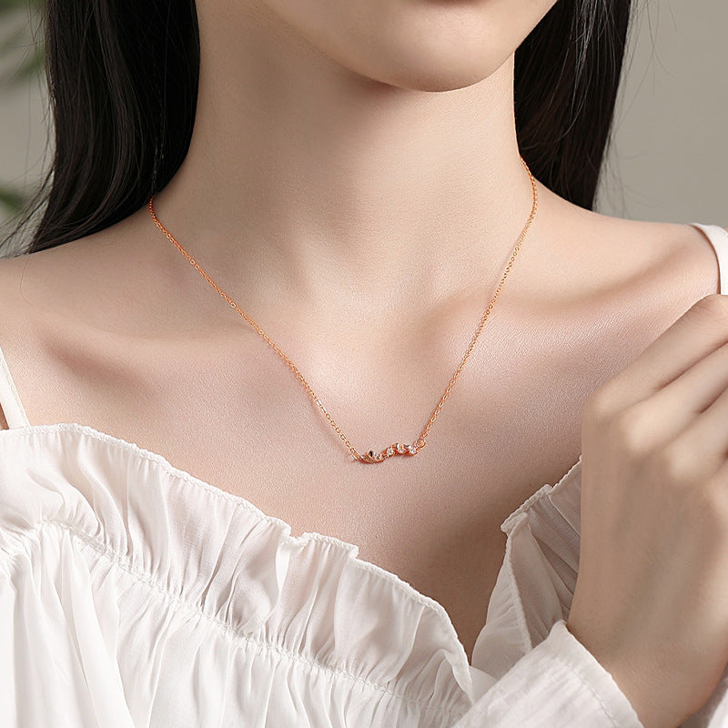 Triple Heart Sparkle Necklace