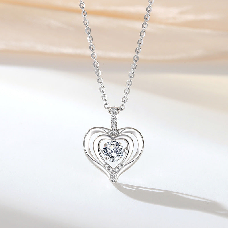 Dynamic Love Heart Necklace