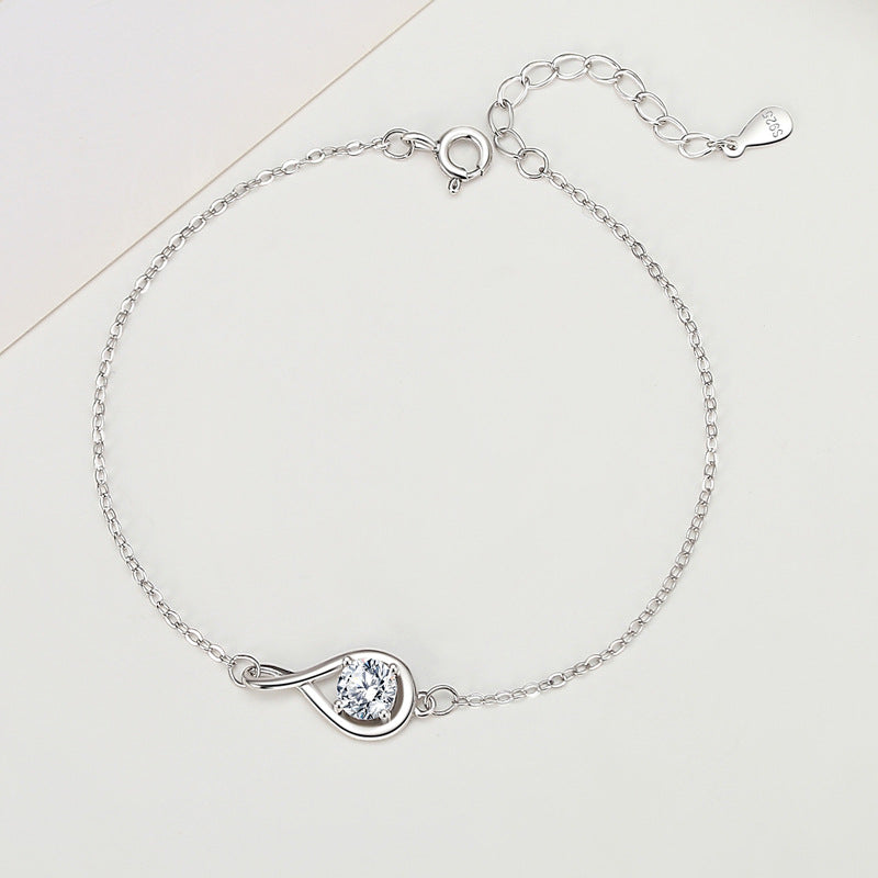 “Infinity” Gemstone Bracelet