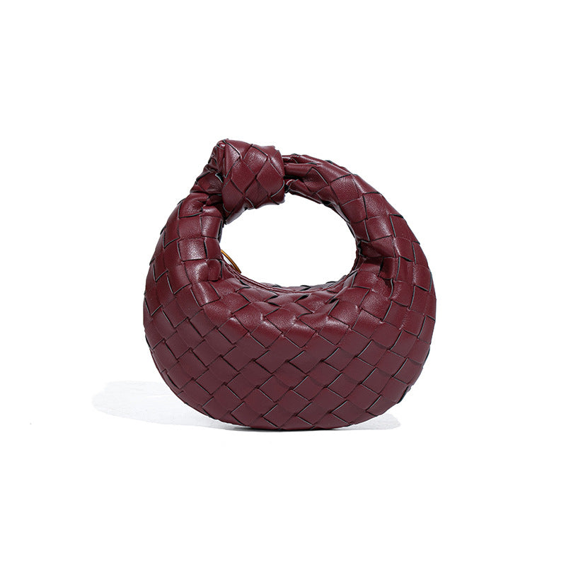 Elegance Leather Woven Bag