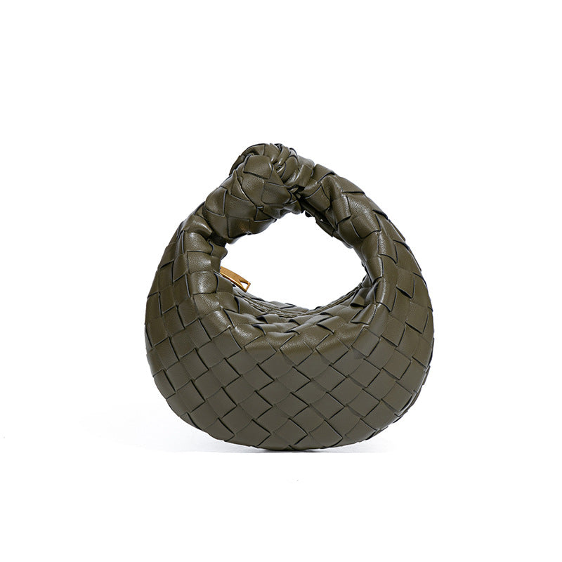 Elegance Leather Woven Bag