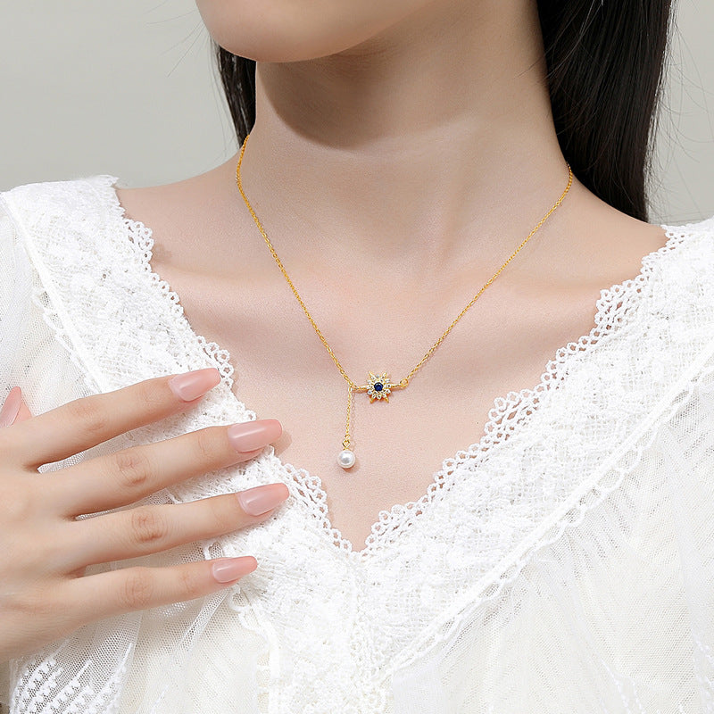 Starry Night Pearl Necklace