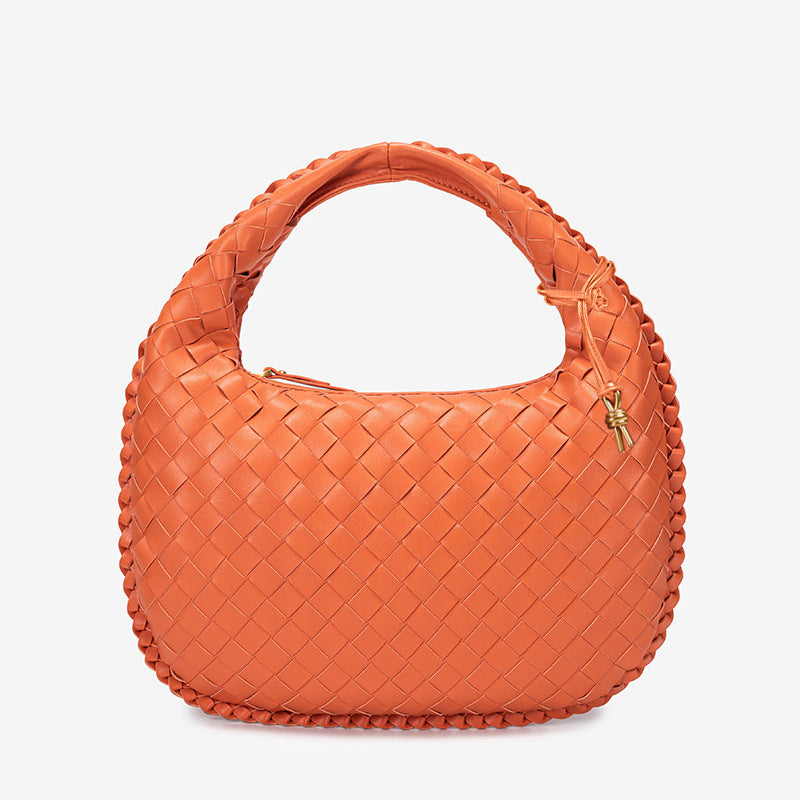 Azure Weave Hobo Bag
