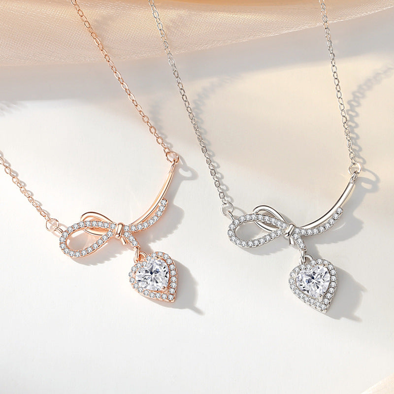 Bowtie Heart Pendant