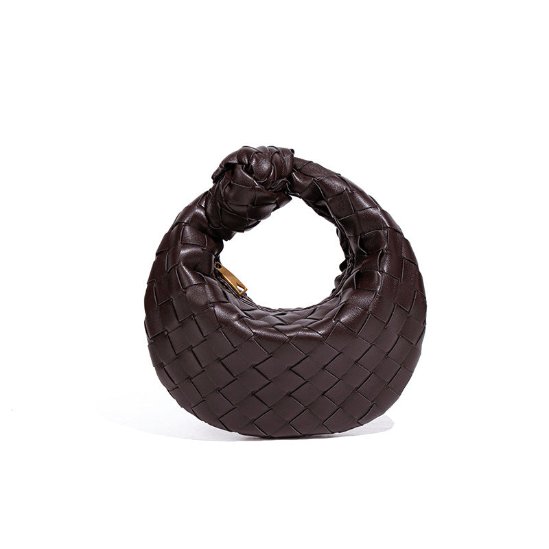 Elegance Leather Woven Bag