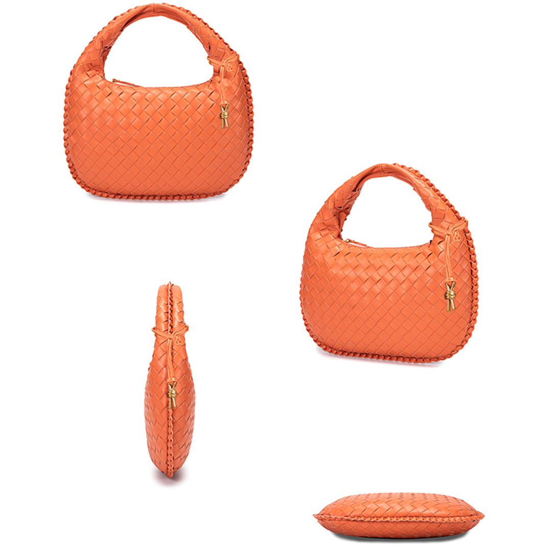 Azure Weave Hobo Bag