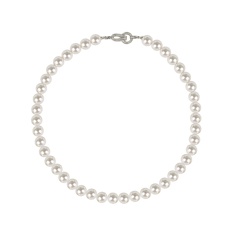 Elegance Pearl Bracelet with Gold Clasp