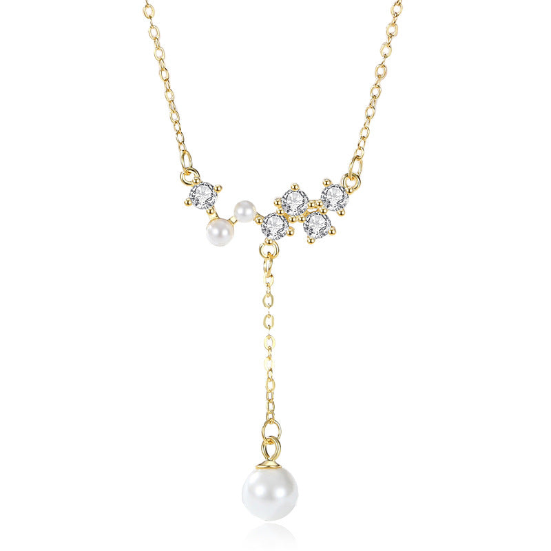 Starry Pearl Necklace