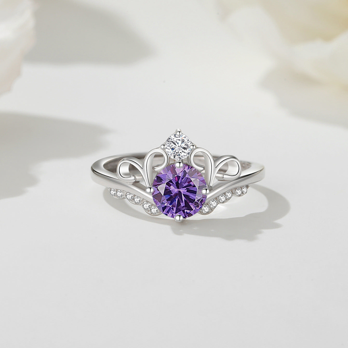 Radiant Crown Ring