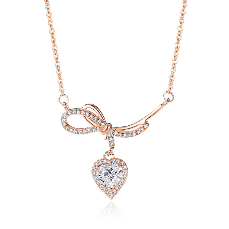 Bowtie Heart Pendant