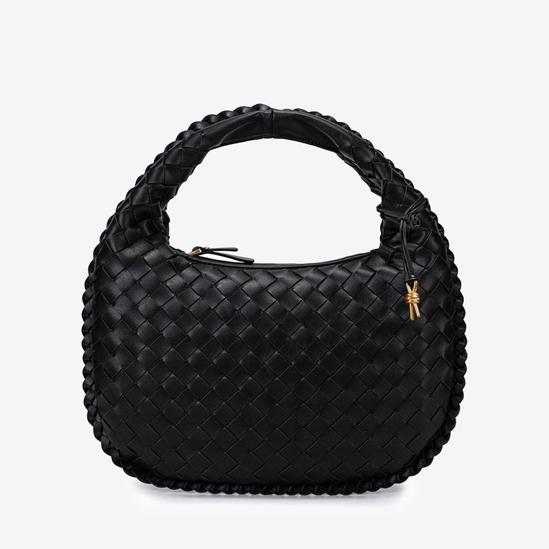 Azure Weave Hobo Bag