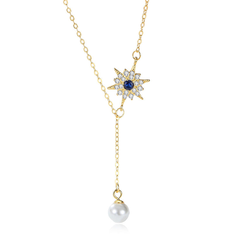 Starry Night Pearl Necklace