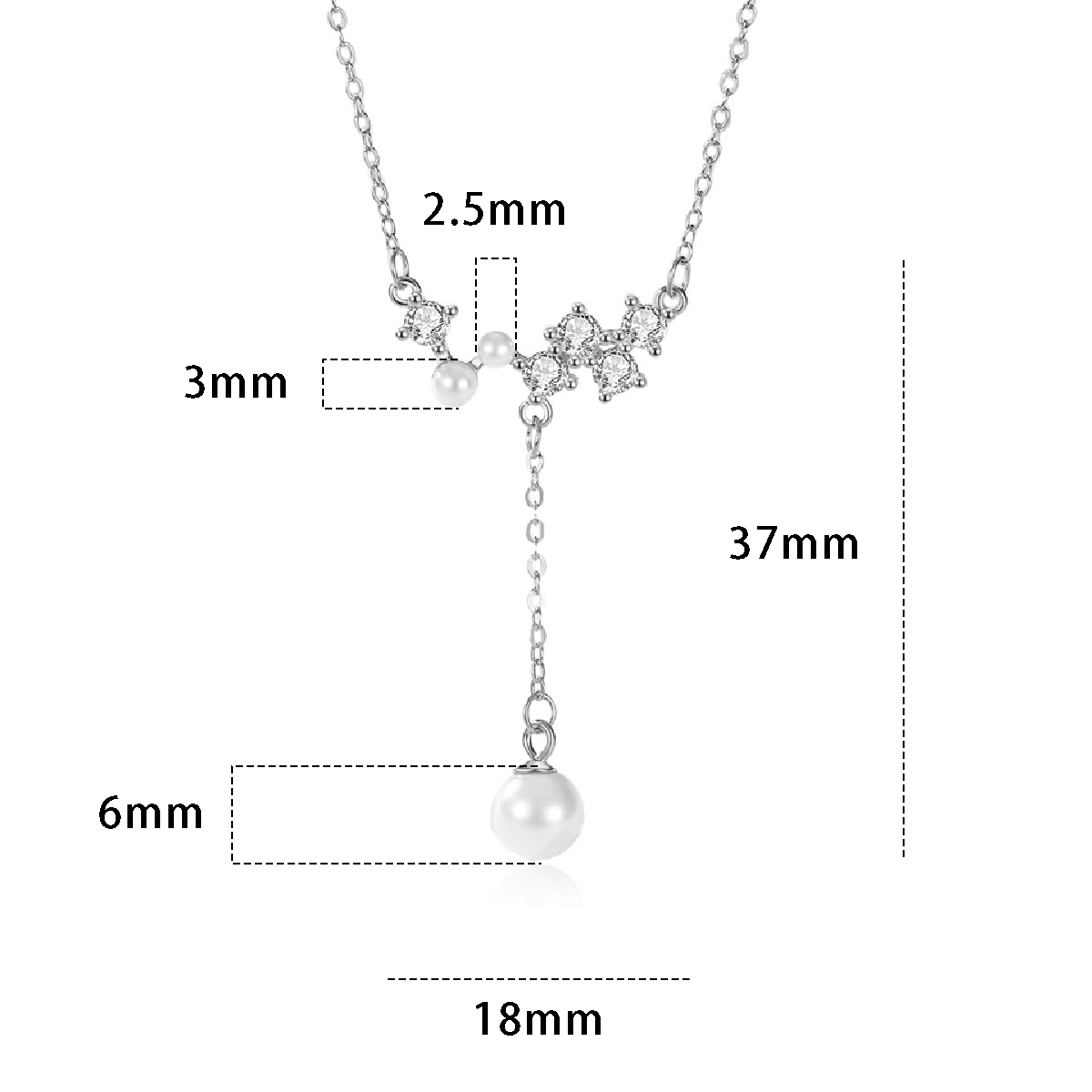 Starry Pearl Necklace
