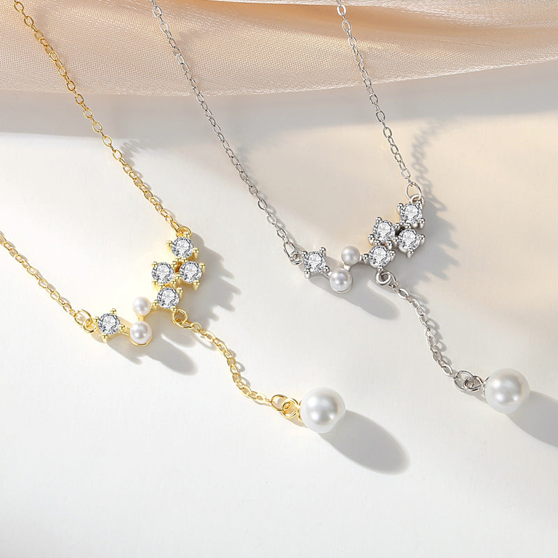 Starry Pearl Necklace