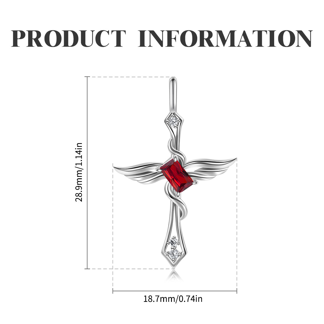 Angelic Cross Pendant