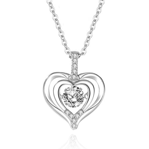 Dynamic Love Heart Necklace