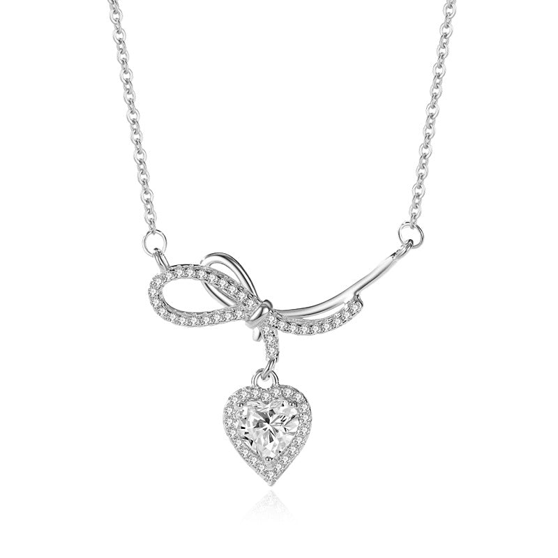 Bowtie Heart Pendant